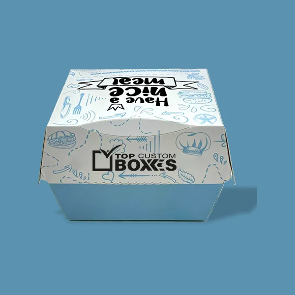 custom printed burger boxes