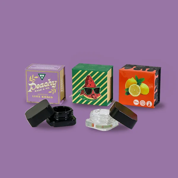 custom printed concentrate packaging