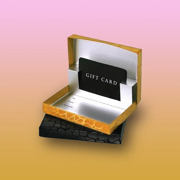 custom printed gift card boxes