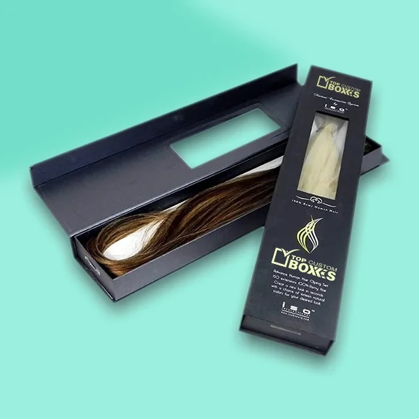 custom printed hair extension boxes