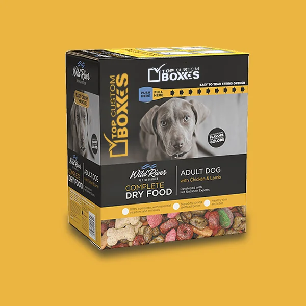 custom printed nutration packaging boxes