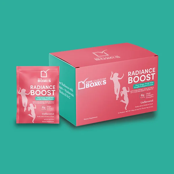 custom printed suppliment packaging