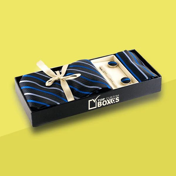 custom printed tie boxes