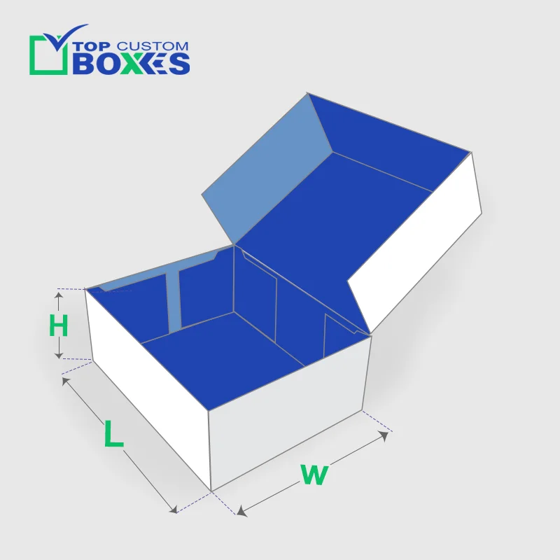 four corner tray with lid 