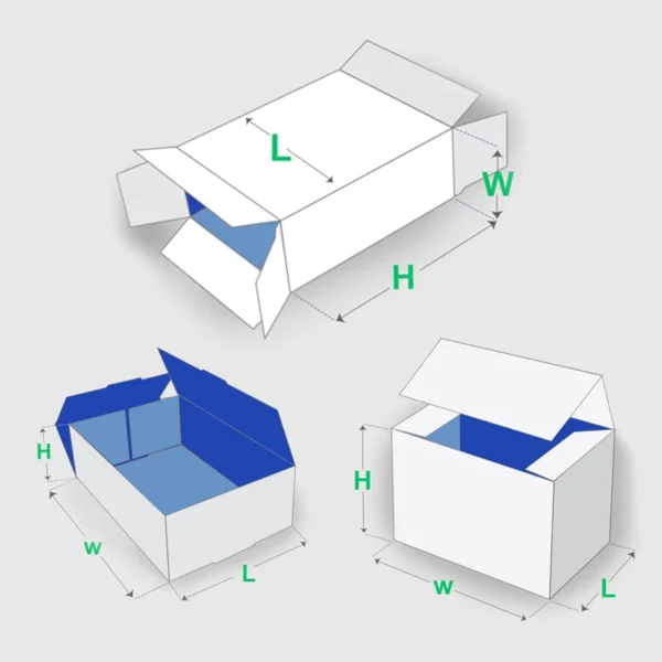 rectangular boxes 